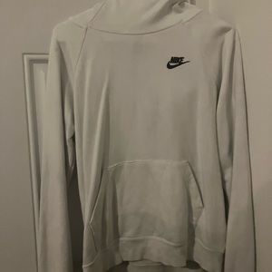 Nike White Hoodie Active Wear Size Small Womens